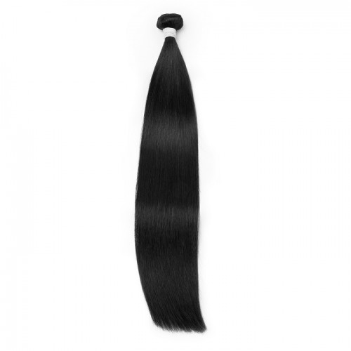 Top Quality Raw Hair White Rubber Band Straight
