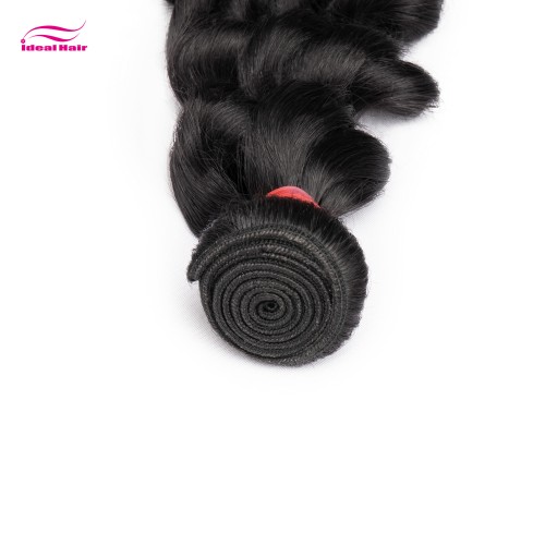 Red Rubber Band Virgin Hair Loose Wave