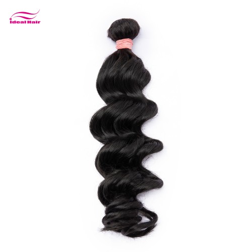 Red Rubber Band Virgin Hair Loose Wave