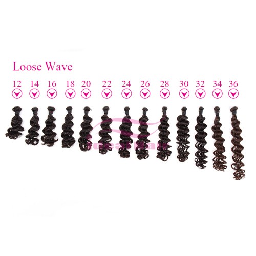 Blue band  brazilian hair loose wave